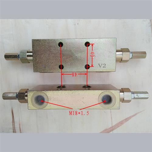 液压双向平衡阀 25160 25220A B油缸锁工程吊车液压锁马达油缸阀