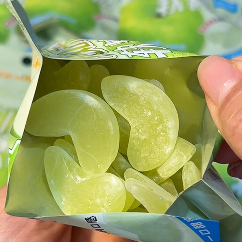 熊仔苹果软糖宛如果甘青苹果果汁软糖苹果片软糖休闲小零食糖果