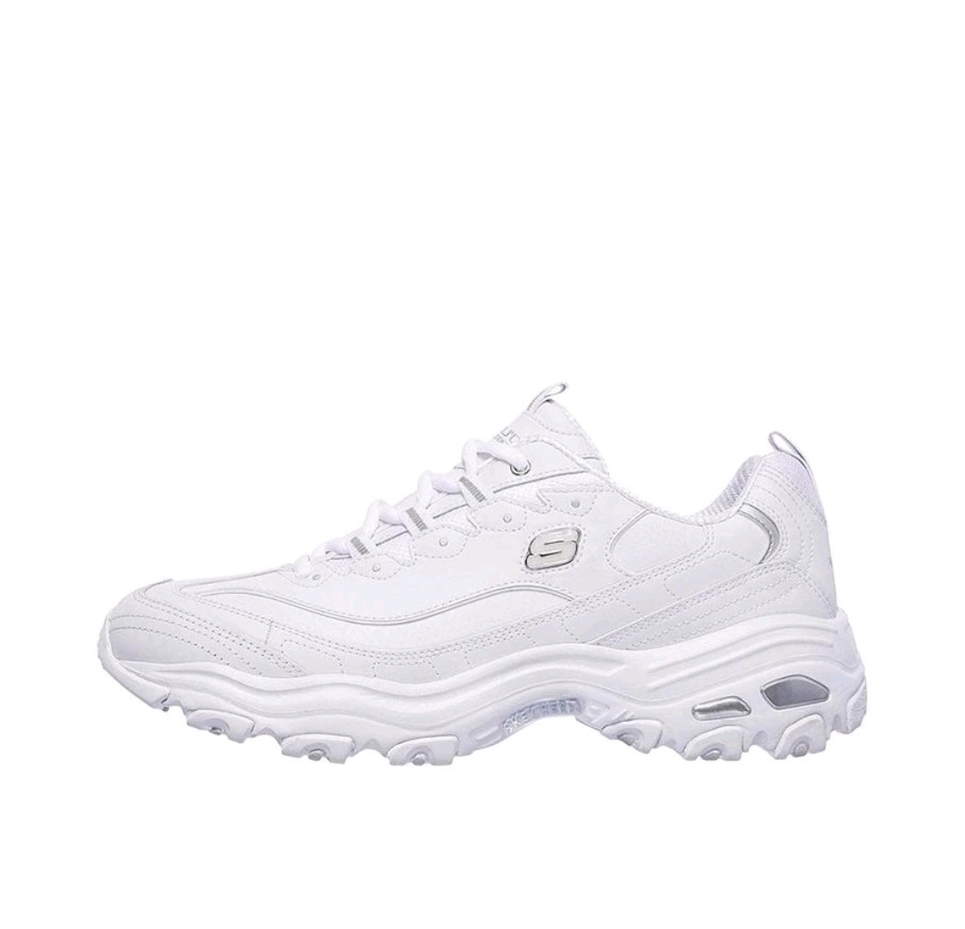 Skechers/斯凯奇 D'Lites 1.0 奶茶熊 熊猫鞋 老爹鞋 闪穿鞋 厚底