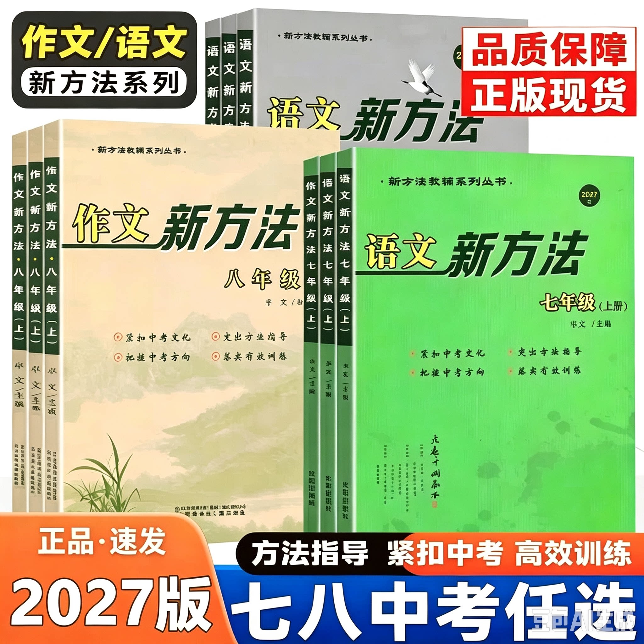 2027版新方法中考作文 新方法 语文9九年级初三3 强化训练新方法突出方法指导教辅系列丛书卓文主编沈阳出版社