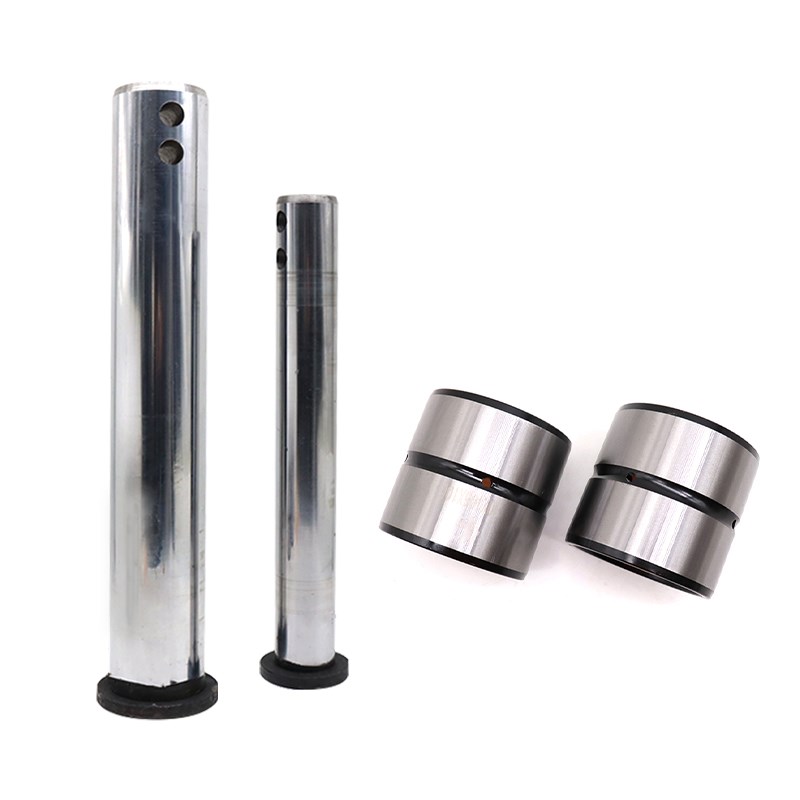 挖掘机玉柴三一徐工雷沃60大宇55挖斗马拉头销子合金套50粗泵芯轴