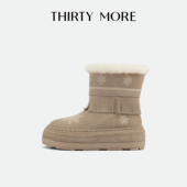 防滑保暖羊毛靴 More厚底雪地靴2025秋冬新款 雪舞精灵 Thirty