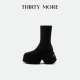 弹力瘦瘦靴厚底袜子靴 More短靴2025秋冬新款 摩登触感 Thirty
