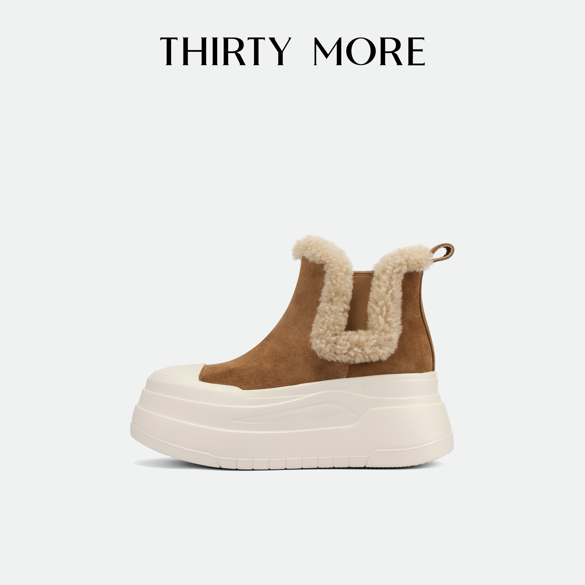 【温暖可可】Thirty More厚底雪地靴2025秋冬新款烟筒靴保暖棉靴,女鞋,时尚雪地靴,淘宝优惠券,粉丝福利购,淘宝优惠卷