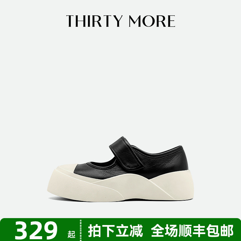 夏季玛丽珍鞋THIRTYMORE厚底
