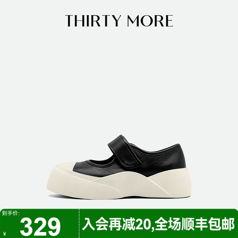 夏季玛丽珍鞋THIRTYMORE厚底