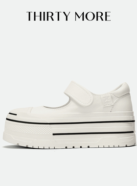 【在逃公主】Thirty More厚底玛丽珍鞋2026春季新款魔术贴休闲鞋