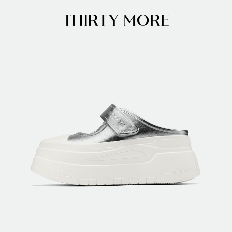 【云端漫步】Thirty More后空包头拖鞋女2026春季新款厚底半拖鞋,女鞋,其他拖鞋,淘宝优惠券,粉丝福利购,淘宝优惠卷