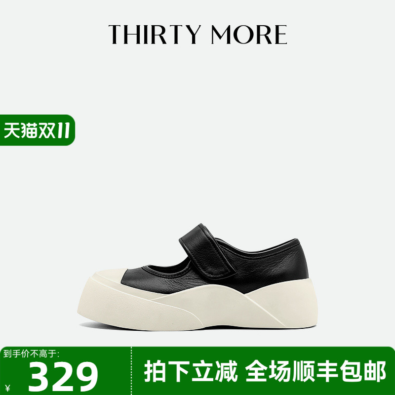 夏季玛丽珍鞋THIRTYMORE厚底