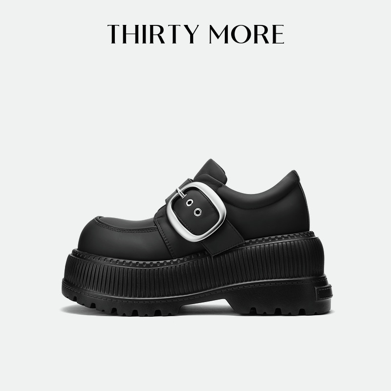 【自由新风】Thirty More厚底乐福鞋女2026早春新款英伦风女单鞋,女鞋,乐福鞋（豆豆鞋）,淘宝优惠券,粉丝福利购,淘宝优惠卷