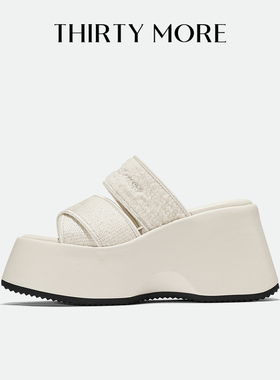 【重工轻奢】Thirty More外穿凉拖2026夏季新款时尚百搭露趾拖鞋