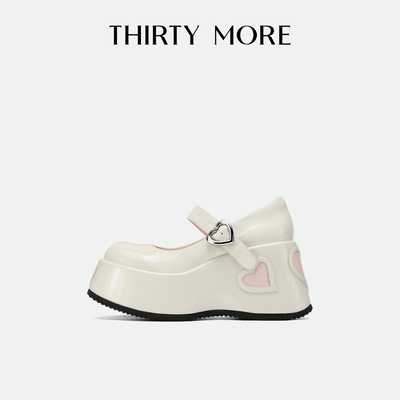 【心语星愿】Thirty More厚底玛丽珍鞋女2026春季新款复古单鞋女