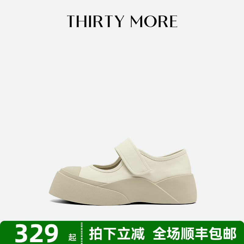 夏季玛丽珍鞋THIRTYMORE厚底