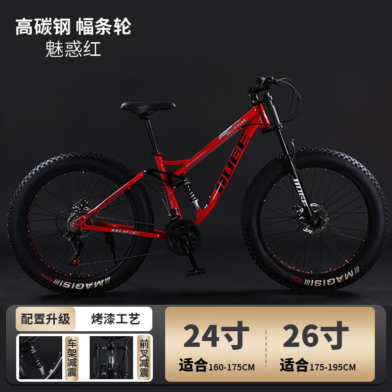 自行车山地车沙滩雪软尾