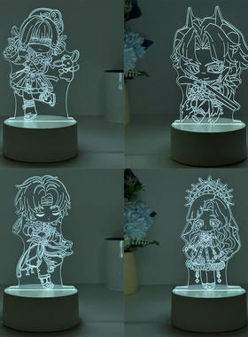 超自然周边逍遥莉莉薇薇安巫铃儿行动组小夜灯手办公仔玩偶礼物