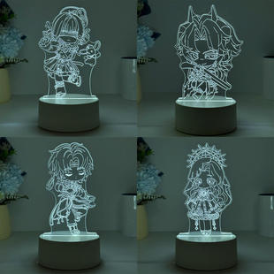 超自然周边逍遥莉莉薇薇安巫铃儿行动组小夜灯手办公仔玩偶礼物