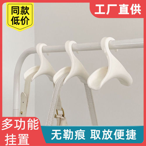 旋转多功能门后包包收纳挂钩架