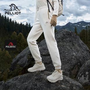 【P系列】伯希和户外抓绒裤子Polartec200女雪山保暖冲锋裤内胆男