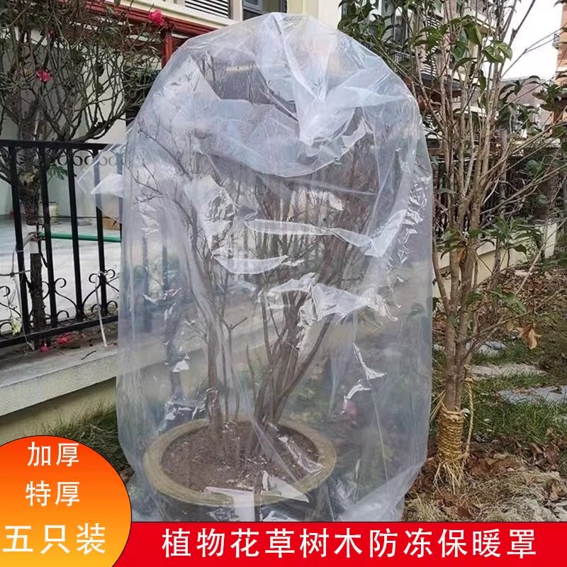 植物越冬防寒罩防冻保温罩三角梅过冬保护果树耐寒膜盆栽花卉塑料