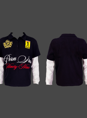 【Psy.P BabyBako同款】99CLUB原创Pornstar华夫格假两件polo