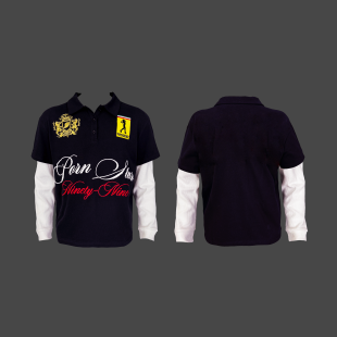 99CLUB原创Pornstar华夫格假两件polo BabyBako同款 Psy.P