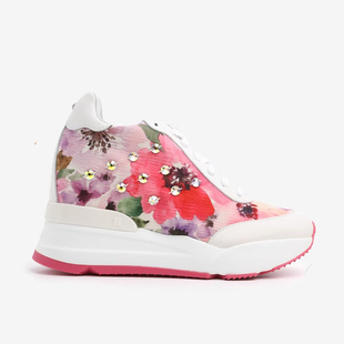 轻奢风 女9cm隐形增高鞋 亮片内增高时尚 厚底鞋 休闲鞋 ROTELLI