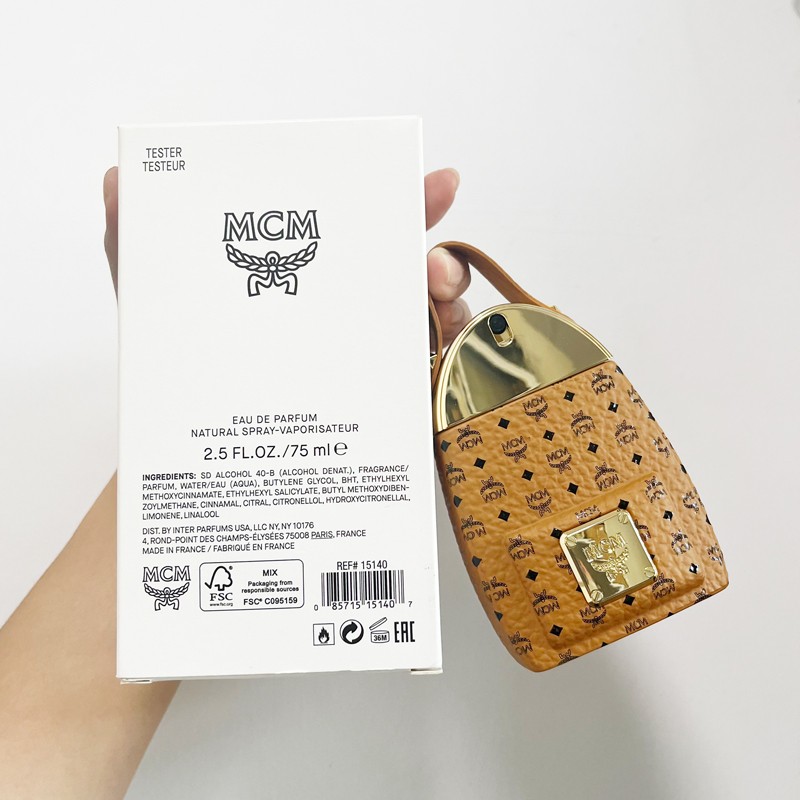 MCM双肩包同名女士香水EDP浓香简装75ml