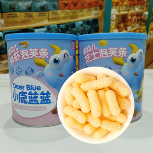 小鹿蓝蓝婴幼儿泡芙条6个月宝宝儿童零食手指泡芙无添加盐辅食42g