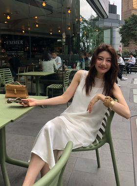 龍喜儿“Ioo醋酸%暮云纱”叠穿套装女氛围层次感垂顺两件套D769