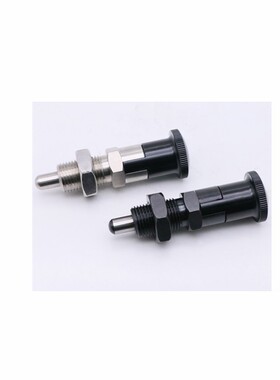 星辰直销碳钢发黑自锁型细牙旋钮柱塞 PXYA/PXYK10/12/16厂家直销