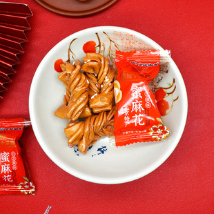 北京脆麻花甜味小包装 北京特产_御食园蜜麻花 糕点小吃零食美食