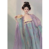 齐胸襦裙夏季 新款 国风改良大袖 衫 原创紫薇唐制古装 汉服女2025新款