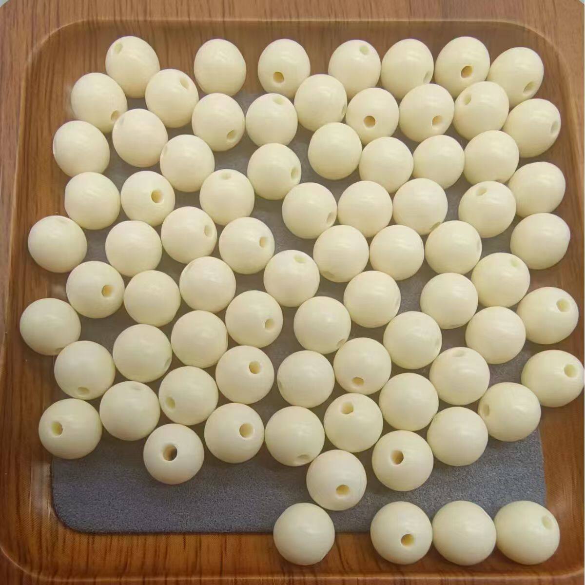 象牙果配珠象牙果圆珠散珠DIY菩提果手串超萌可爱配饰手持配