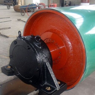 包胶滚筒皮带输送机用聚氨酯主动陶瓷包胶滚筒鹏飞