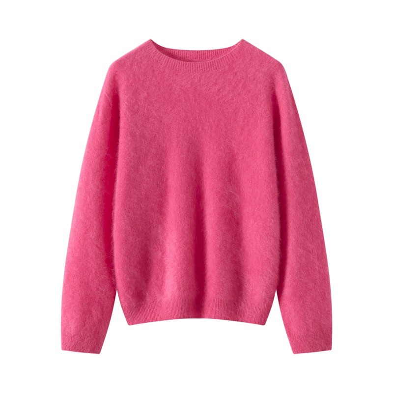 25秋冬新款高端一线成型圆领拉绒100%纯山羊绒衫女宽松针织衫毛衣,女装/女士精品,羊绒衫,淘宝优惠券,粉丝福利购,淘宝优惠卷