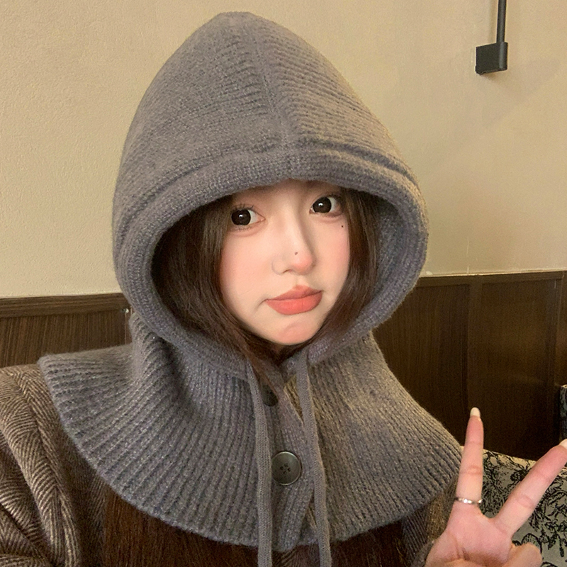 巴拉克拉法帽子围脖一体保暖护耳