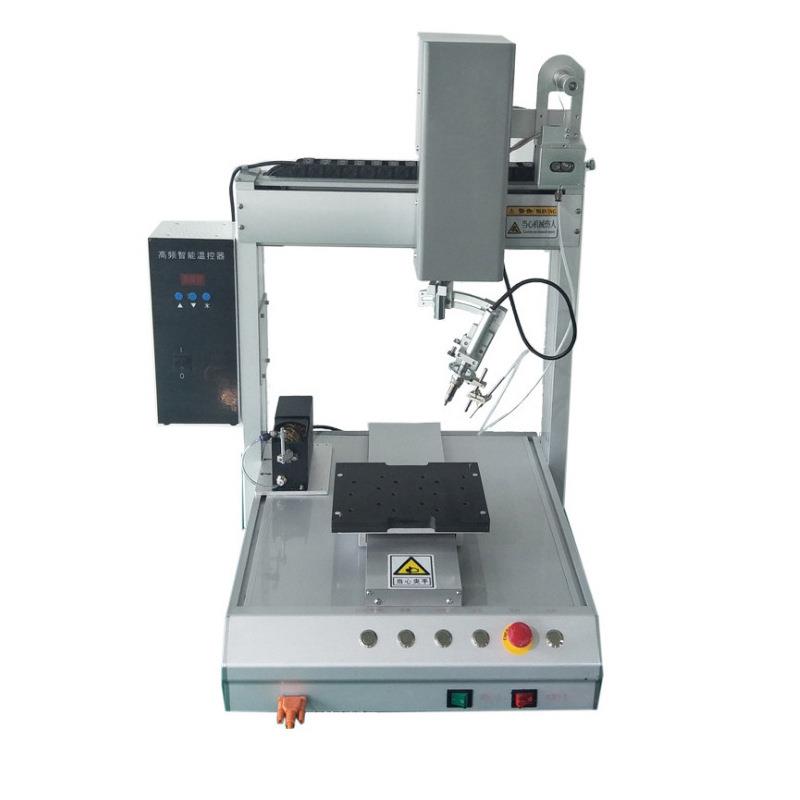 焊锡机自动焊锡机双头双工位全自动焊锡机器人桌面式非标焊锡机