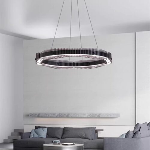 意式极简客厅吊灯现代高端大气主卧室灯跨境创意设计吧台灯具led
