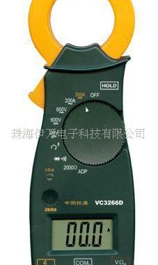 伊万厂家批发VC3266D交直流检测便携相序火线判别数字万用钳形表