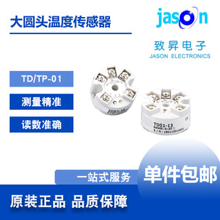 TP01/TD01 致昇二线式/数位式大圆头温度传送器工业温度计PT100