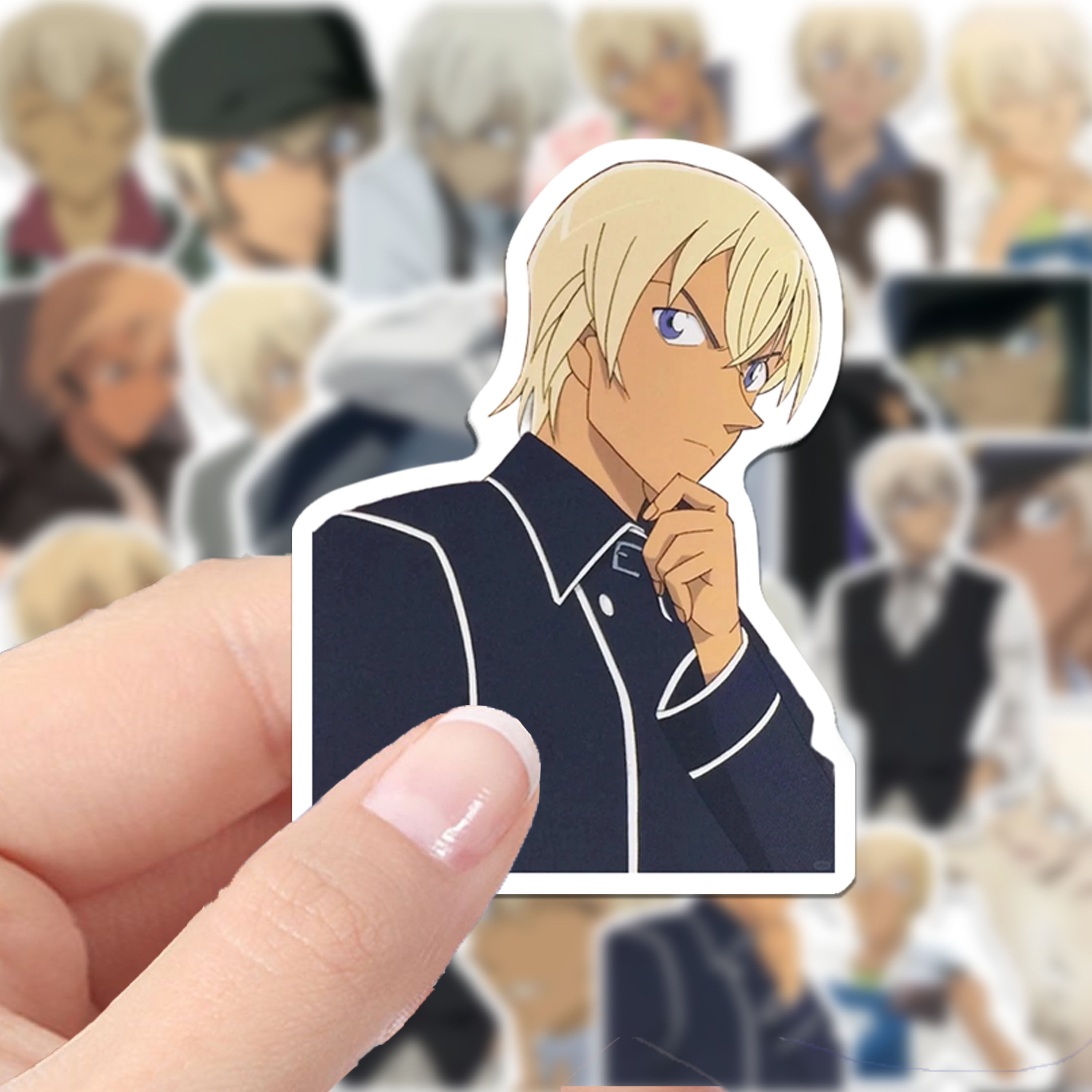 【安室透】24张名侦探柯南降谷零高颜值动漫周边防水手账手机贴纸,文具电教/文化用品/商务用品,贴纸/立体贴纸,淘宝优惠券,粉丝福利购,淘宝优惠卷