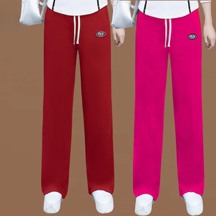 广场舞服装时尚运动健身操鬼步舞团体跳操服裤子佳木斯长裤大码女