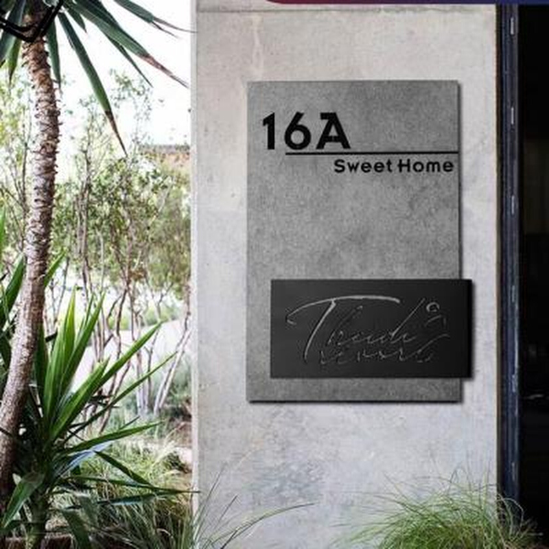 极速厂促民宿创意门牌定制家用现代E简约办公室科室招牌别墅包厢