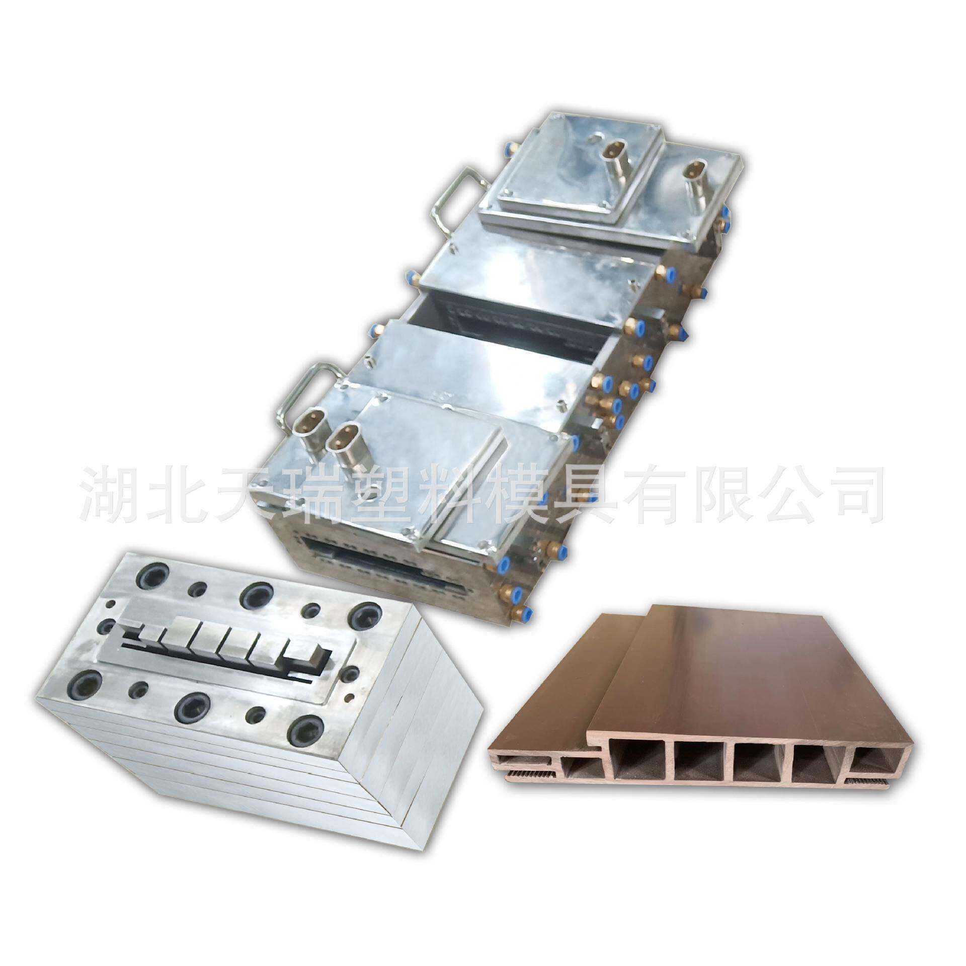 湖北天瑞模具PVC木塑发泡门套门档挤出设备模具
