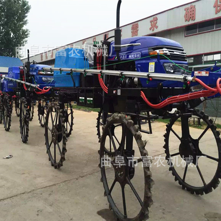 农用大型自走四轮打车 田园高杆喷雾机