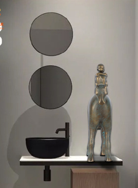 古风复杂铜摆件牧童马铜艺摆件工艺品定制加工厂家直供家居书房