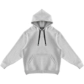 Light Floral Gray Hooded Sweatshirt