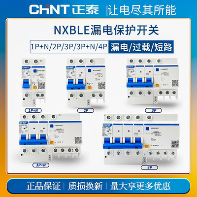 家用带漏电保护器正泰过载短路