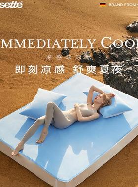 德国irisette凉席凉感席可水洗机洗软席可折叠冰丝席夏季婴儿可用