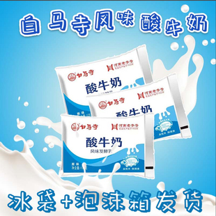 洛阳白马寺酸奶经典原味135g袋装风味发酵乳学生拌沙拉炒酸奶皆可